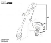 Bosch 3 600 HA5 003 ART Easy Lawn Edge Trimmer Spare Parts